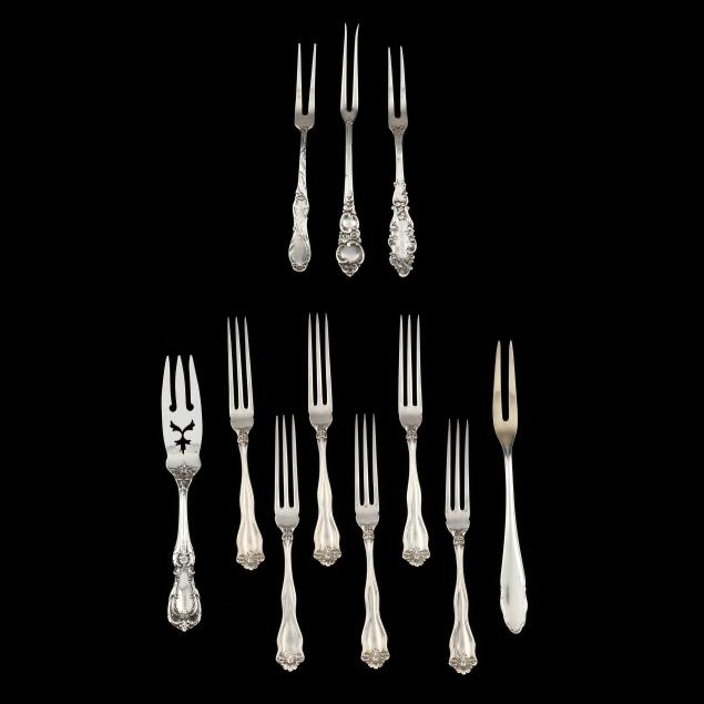 A COLLECTION OF (12) STERLING