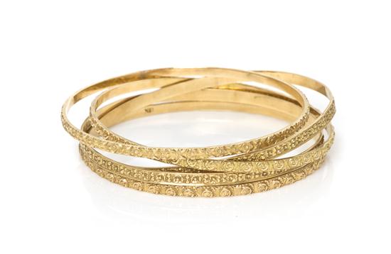 A Collection of 18 Karat Yellow