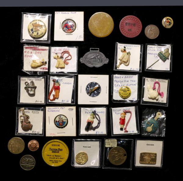 A COLLECTION OF 1930'S FOBS,