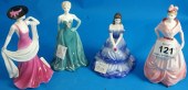 A collection of 4 Coalport min