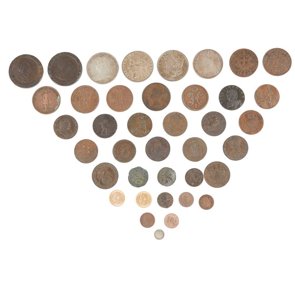 A COLLECTION OF ALL WORLD COINS