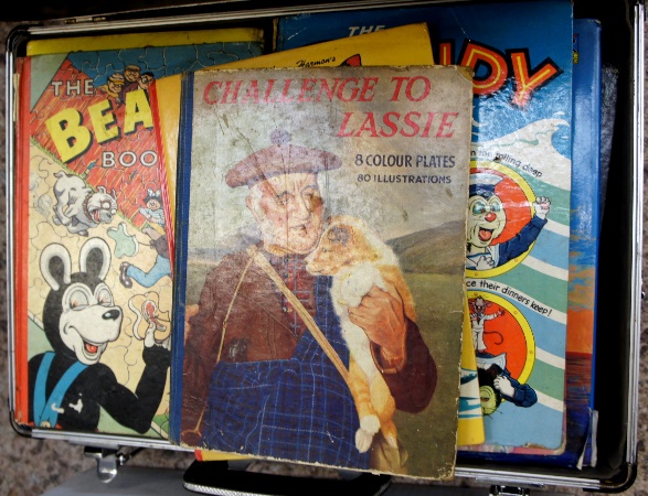 A collection of Annuals and Comic