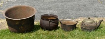 A collection of antique iron