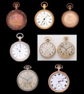 A COLLECTION OF ANTIQUE POCKET