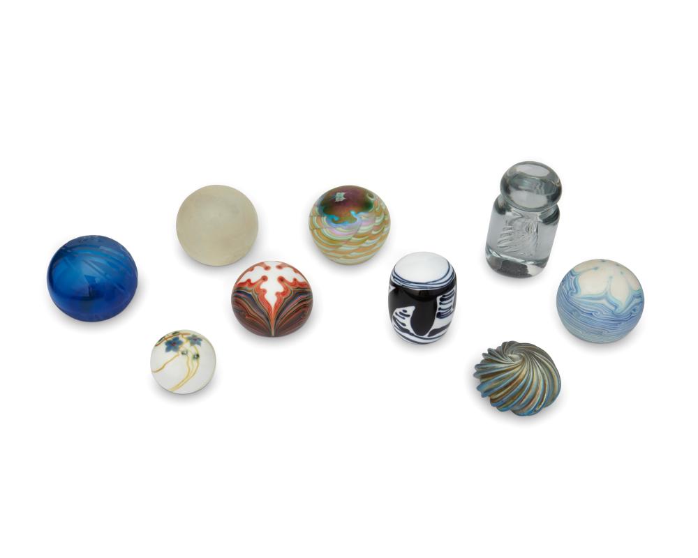 A COLLECTION OF ART GLASS