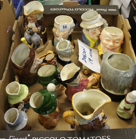 A collection of Artone Pottery Toby