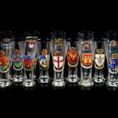 A Collection of Beer Glasses
e