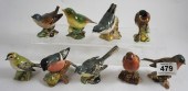 A collection of Beswick Birds