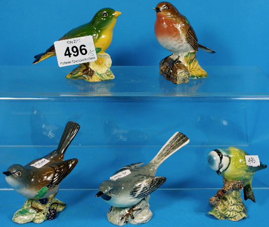 A collection of Beswick Small Birds