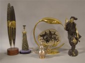 A COLLECTION OF BRONZE AND STO