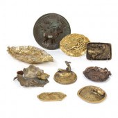 A Collection of Bronze and Bra
