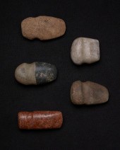 A COLLECTION OF CARVED STONE A