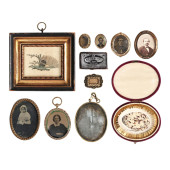 A COLLECTION OF CASED DAGUERRE