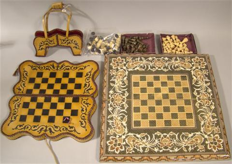 A COLLECTION OF CHESS SETS