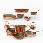 A COLLECTION OF COPPER AND BRA