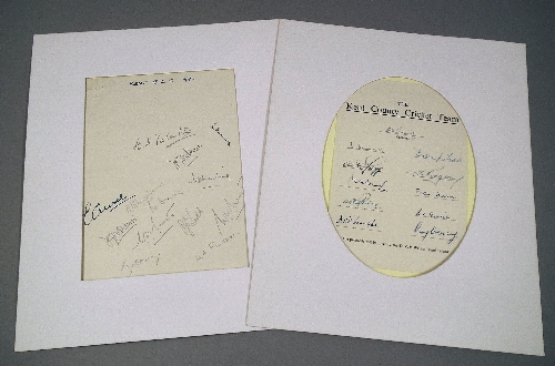 A collection of cricketing ephemera