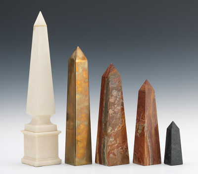 A Collection of Decorative Obelisks
