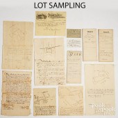 A COLLECTION OF DEEDS AND SURV