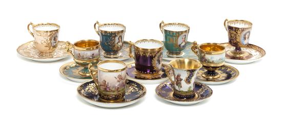 A Collection of Dresden Porcelain