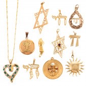 A COLLECTION OF ECLECTIC PENDA
