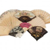 A Collection of Eight Fans
Lar