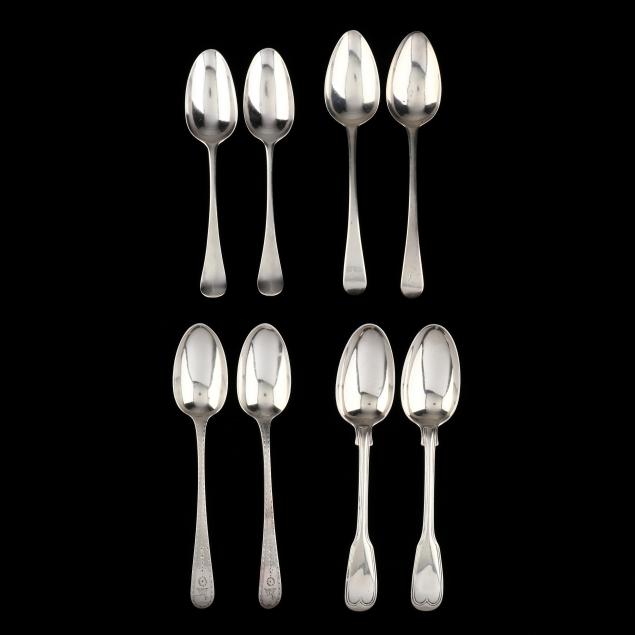 A COLLECTION OF EIGHT GEORGIAN