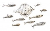 A Collection of Eight Silver o