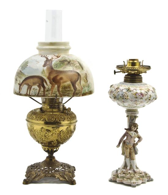 A Collection of Eight Table Lamps