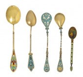 *A Collection of Eleven Enamel