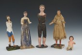 A Collection of Five Antique C