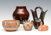 A COLLECTION OF FIVE NATIVE AM