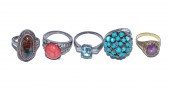 A COLLECTION OF FIVE RINGS, IN