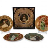 A Collection of Five Tin Litho