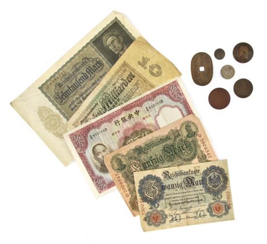A Collection of Foreign Coins and