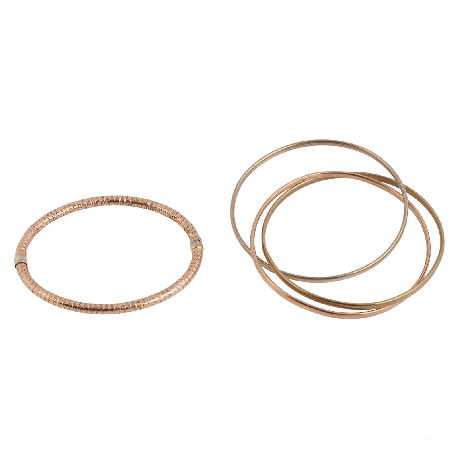 A COLLECTION OF FOUR 14K GOLD