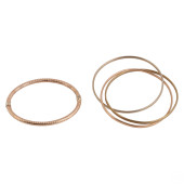 A COLLECTION OF FOUR 14K GOLD