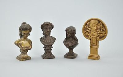 A Collection of Four Antique Bronze