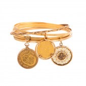 A COLLECTION OF FOUR BANGLES W
