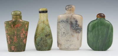 A Collection of Four Carved