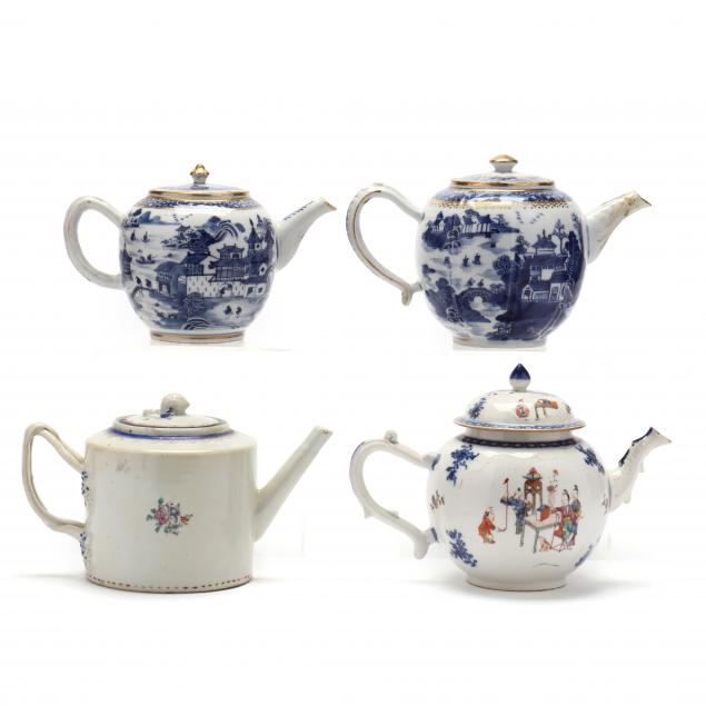 A COLLECTION OF FOUR CHINESE EXPORT