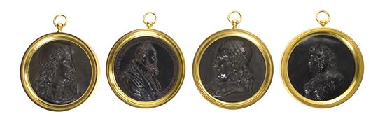 A Collection of Four Patinated