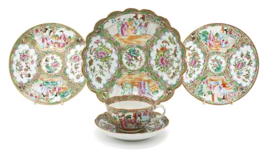 A Collection of Four Rose Medallion