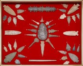 A COLLECTION OF FRAMED STONE P