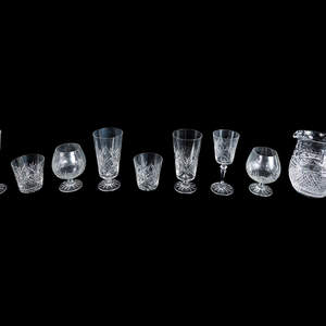 A Collection of Galway Cut Glass