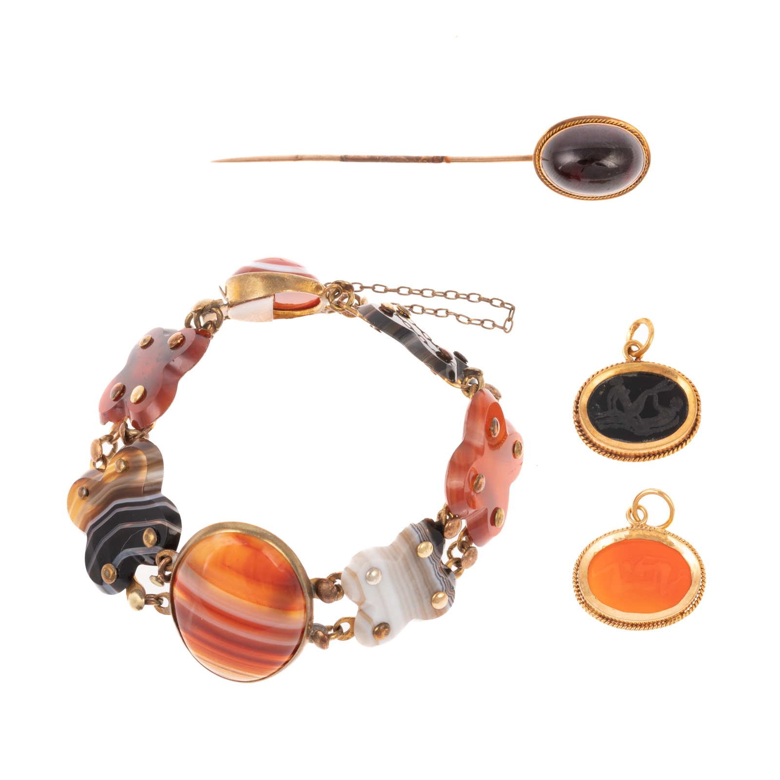 A COLLECTION OF GEMSTONE & GOLD
