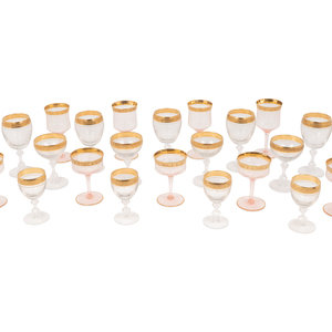 A Collection of Gilt Decorated