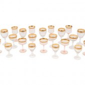 A Collection of Gilt Decorated