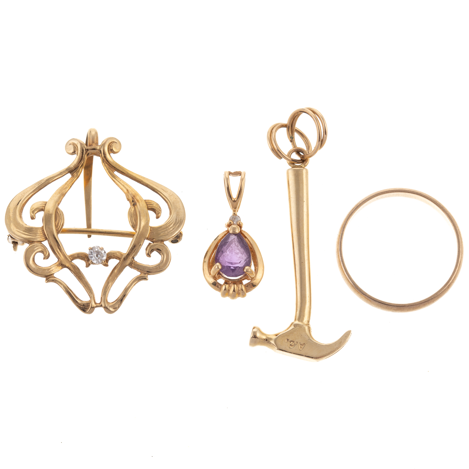 A COLLECTION OF GOLD ANTIQUE &