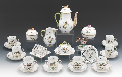 A Collection of Herend Porcelain