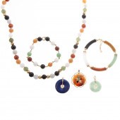 A COLLECTION OF JADE JEWELRY I